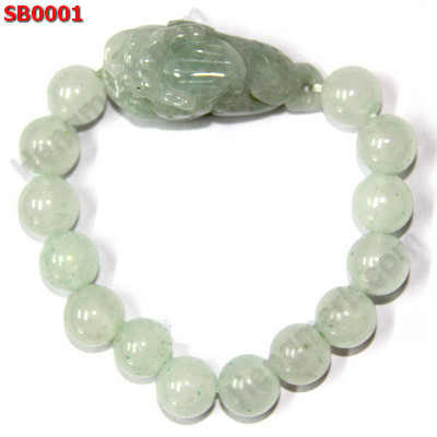 SB0001 สร้อยข้อมือคางคกสวรรค์หยกขาวเขียว ราคา 399 บาท http://www.hengmark.com/view_product/SB0001.htm