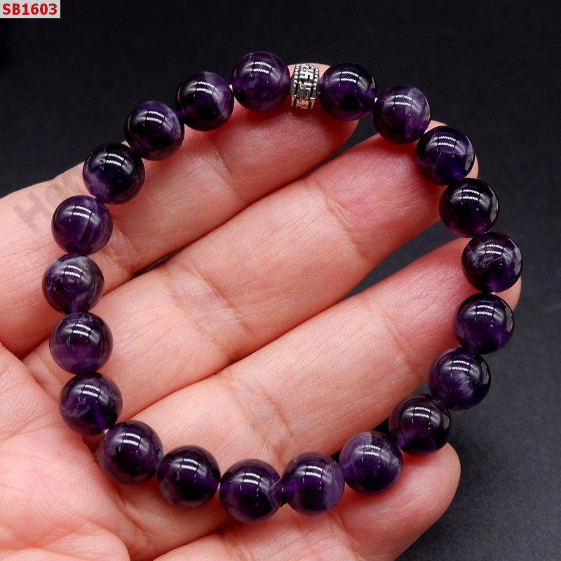 SB1603 สร้อยข้อมืออเมทิสต์(Amethyst) ราคา 329 บาท http://www.hengmark.com/view_product/SB1603.htm