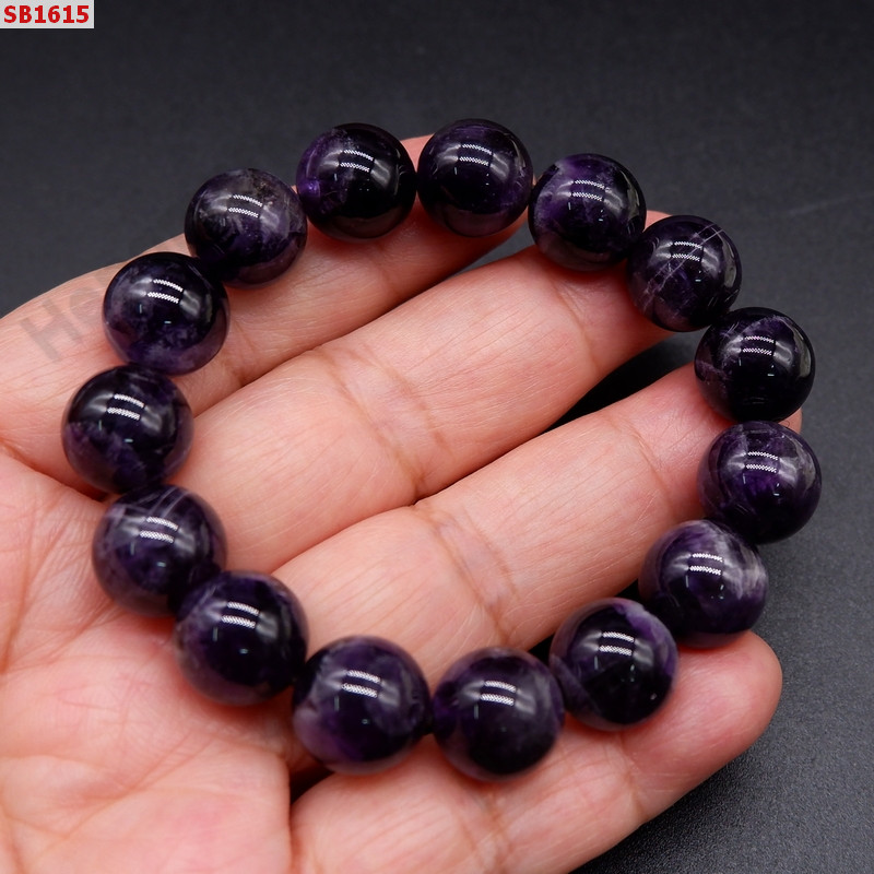 SB1615 สร้อยข้อมือ อเมทิสต์(Amethyst)ขนาด 12 มม. ราคา 470 บาท http://www.hengmark.com/view_product/SB1615.htm