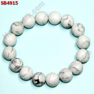 SB4915 สร้อยข้อมือ ฮาวไล้ท์ ขนาด 12 มม. ราคา 500 บาท http://www.hengmark.com/view_product/SB4915.htm