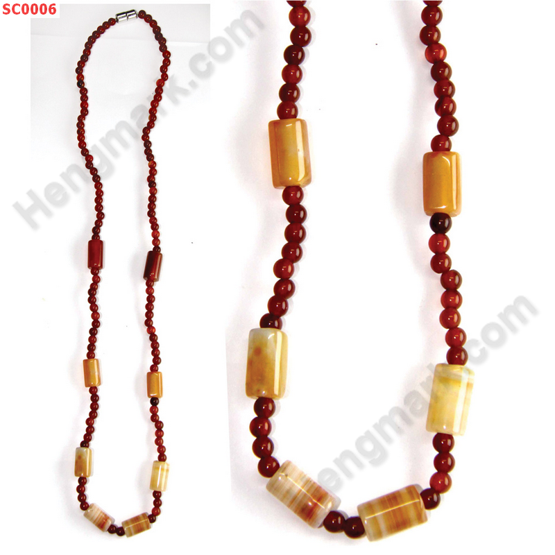 SC0006 สร้อยคอหินคาร์เนเลียน ราคา 299 บาท http://www.hengmark.com/view_product/SC0006.htm