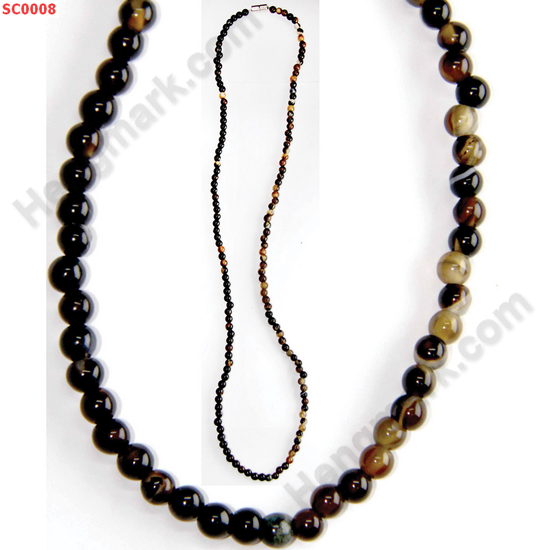 SC0008 สร้อยคอหินอะเก็ต ราคา 299 บาท http://www.hengmark.com/view_product/SC0008.htm