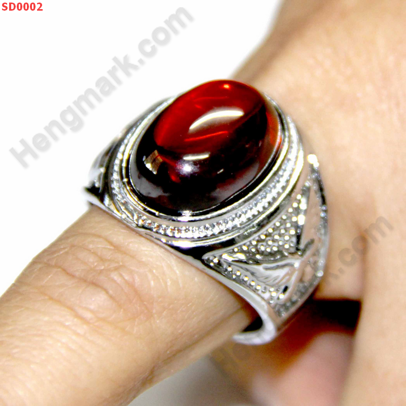SD0002 แหวนเพชรพญานาค สีแดง ราคา 200 บาท http://www.hengmark.com/view_product/SD0002.htm