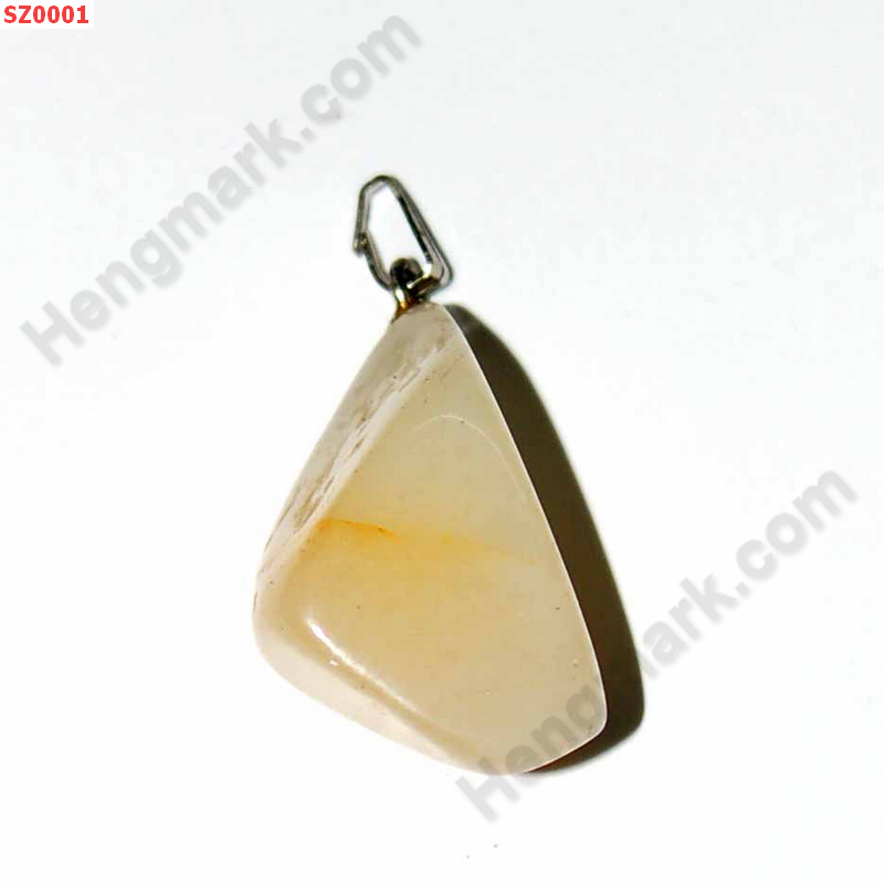 SZ0001 จี้หินธรรมชาติ อะราโกไน้ท์ ราคา 99 บาท http://www.hengmark.com/view_product/SZ0001.htm