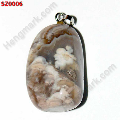 SZ0006 จี้หินธรรมชาติอะเก็ต ราคา 99 บาท http://www.hengmark.com/view_product/SZ0006.htm