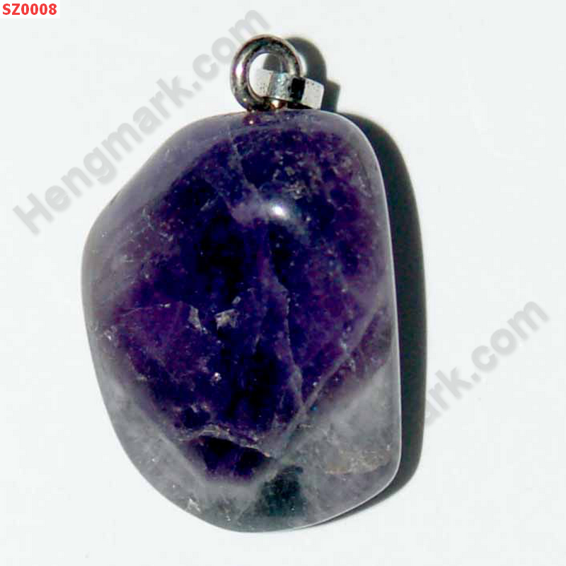 SZ0008 จี้หินธรรมชาติ อะเมทิสต์ ราคา 99 บาท http://www.hengmark.com/view_product/SZ0008.htm
