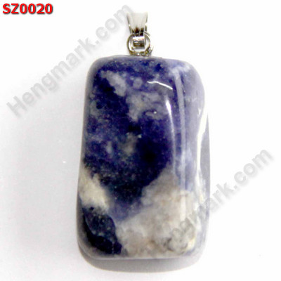 SZ0020 จี้หินธรรมชาติ โซดาไล้ท์ ราคา 99 บาท http://www.hengmark.com/view_product/SZ0020.htm