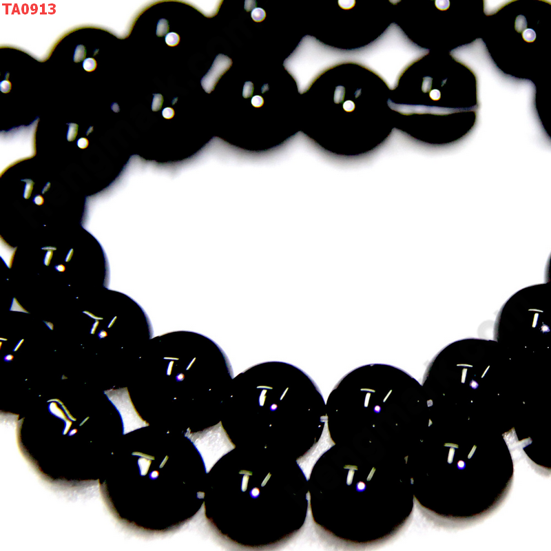 TA0913 ลูกปัดแก้วสีดำ ราคา 5 บาท http://www.hengmark.com/view_product/TA0913.htm