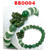 BB0004 : สร้อยข้อมือกิเลนหยกเขียว