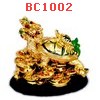 BC1002 : เต่ามังกร เรซิ่นเคลือบทอง