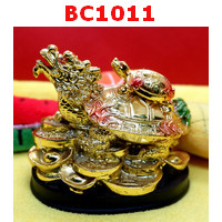 BC1011 : เต่ามังกร เรซิ่นเคลือบทอง