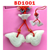 BD1001 : เป็ดแมนดารินหยกคู่ แขวนมือถือ