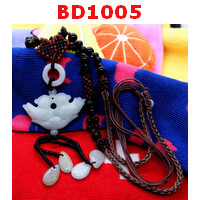 BD1005 : สร้อยคอเป็ดแมนดารินหยกคู่