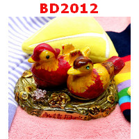 BD2012 : เป็ดแมนดาริน ตลับเครื่องประดับฝังคริสตัล