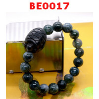 BE0017 : สร้อยข้อมือเต่าหยก สีเขียวเข้ม