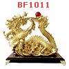 BF1011 : มังกรชูหัวและหางตะปบลูกแก้วแดง