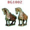 BG1002 : ม้าหินแกะสลัก ราคาเป็นคู่