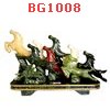 BG1008 : ม้า 8 ตัวโจนทะยาน หิน 5 สี