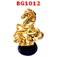 BG1012 : ม้ายกขา เรซิ่นชุบทอง