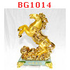 BG1014 : ม้ายกขา เรซิ่นเคลือบทอง