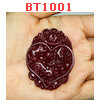 BT1001 : จี้รูปกวางในหัวใจ หินสีแดง