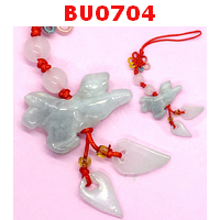 BU0704 : ปีมะเมีย ม้าหยก แขวนมือถือ