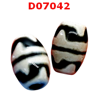 D07042 : หินดีซีไอ ลายเขี้ยวเสือคู่ 