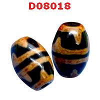 D08018 : หินดีซีไอ ลายเขี้ยวเสือคู่ 