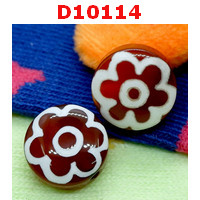 D10114 : หินดีซีไอ 7 ตา ลายดอกโบตั๋น