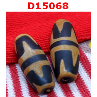 D15068 : หินดีซีไอ ลายเขี้ยวเสือคู่ 