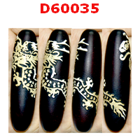 D60035 : หินDZI ลายมังกร