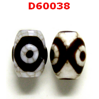 D60038 : หินDZI ลาย 3 ตา