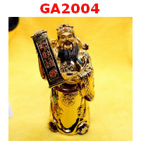 GA2004 : ไฉ่ซิงเอี๊ย ยืนถือป้ายมงคล