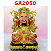 GA2050 : ไฉ่ซิงเอี๊ยนั่งอุ้มก้อนทองเสื้อแดง