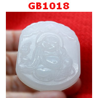 GB1018 : จี้หยกขาวรูปพระสังกัจจายน์