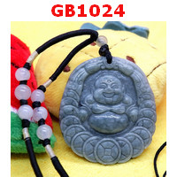 GB1024 : พระสังกัจจายน์หยก พร้อมสร้อยคอเชือก ปรับสั้นยาวได้