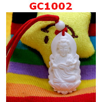 GC1002 : สร้อยคอเจ้าแม่กวนอิม หินขาว