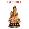 GC2001 : เจ้าแม่กวนอิมเรซิ่นเคลือบทอง