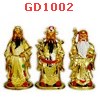 GD1002 : ฮกลกซิ่ว เนื้อเรซิ่นเคลือบทอง