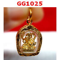 GG1025 : จี้พระพิฆเนศทองเหลืองพร้อมกรอบ