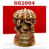 GG2004 : พระพิฆเนศทองเหลือง 5 เศียร