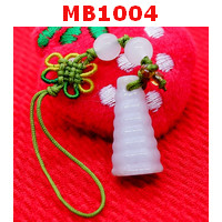 MB1004 : เจดีย์หยกขาวแขวนมือถือ
