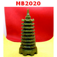 MB2020 : เจดีย์เก้าชั้น หินสีเขียว