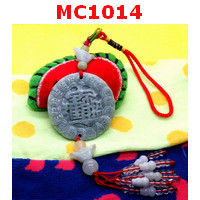 MC1014 : ป้ายหยก อักษรมงคล เหรียญจีน