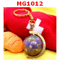 MG1012 : พวงกุญแจลูกโลกคริสตัลสีม่วง