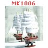 MK1006 : เรือสำเภาไม้ ใบเรือสีขาว