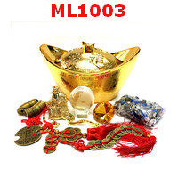 ML1003 : โถมั่งคั่งก้อนทอง ใหญ่