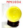 MM1034 : ลูกแก้วใสสีเหลือง (40mm)(W)