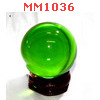 MM1036 : ลูกแก้วใสสีเขียว (40mm)(W)