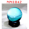 MM1042 : ลูกแก้วใส สีฟ้า (40mm)